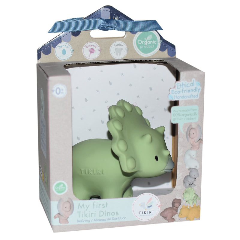 Trice Natural Rubber Teether, Rattle and Bath Toy