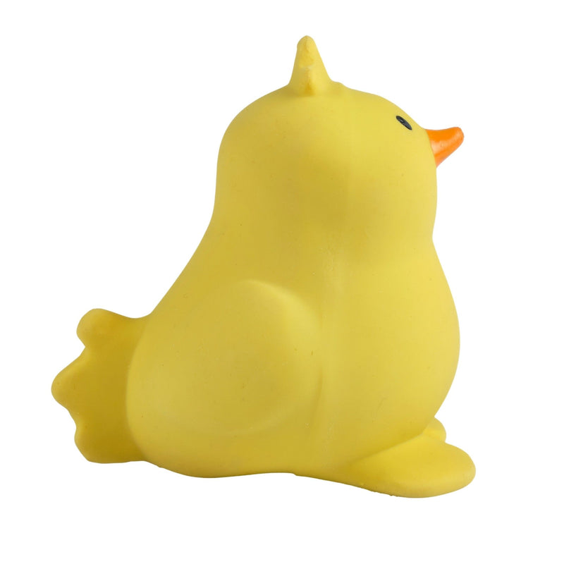 Chick Organic Natural Rubber Rattle, Teether & Bath Toy