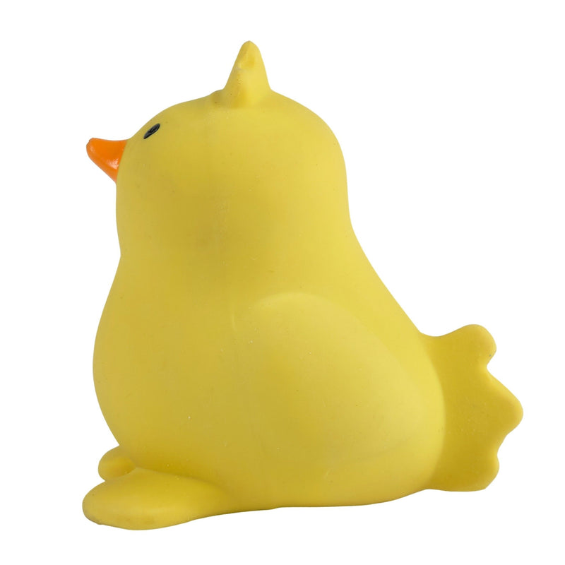 Chick Organic Natural Rubber Rattle, Teether & Bath Toy