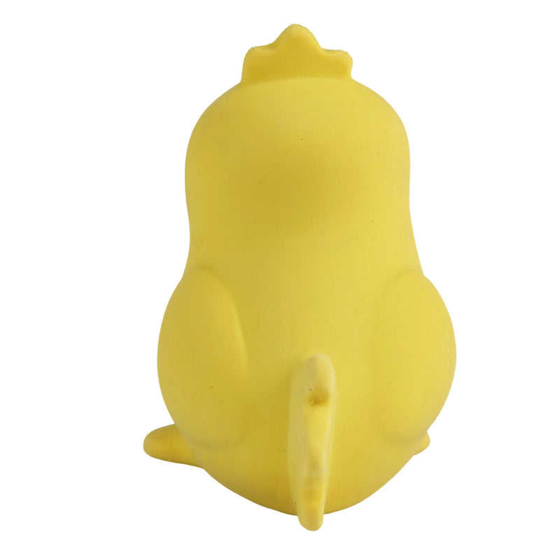 Chick Organic Natural Rubber Rattle, Teether & Bath Toy