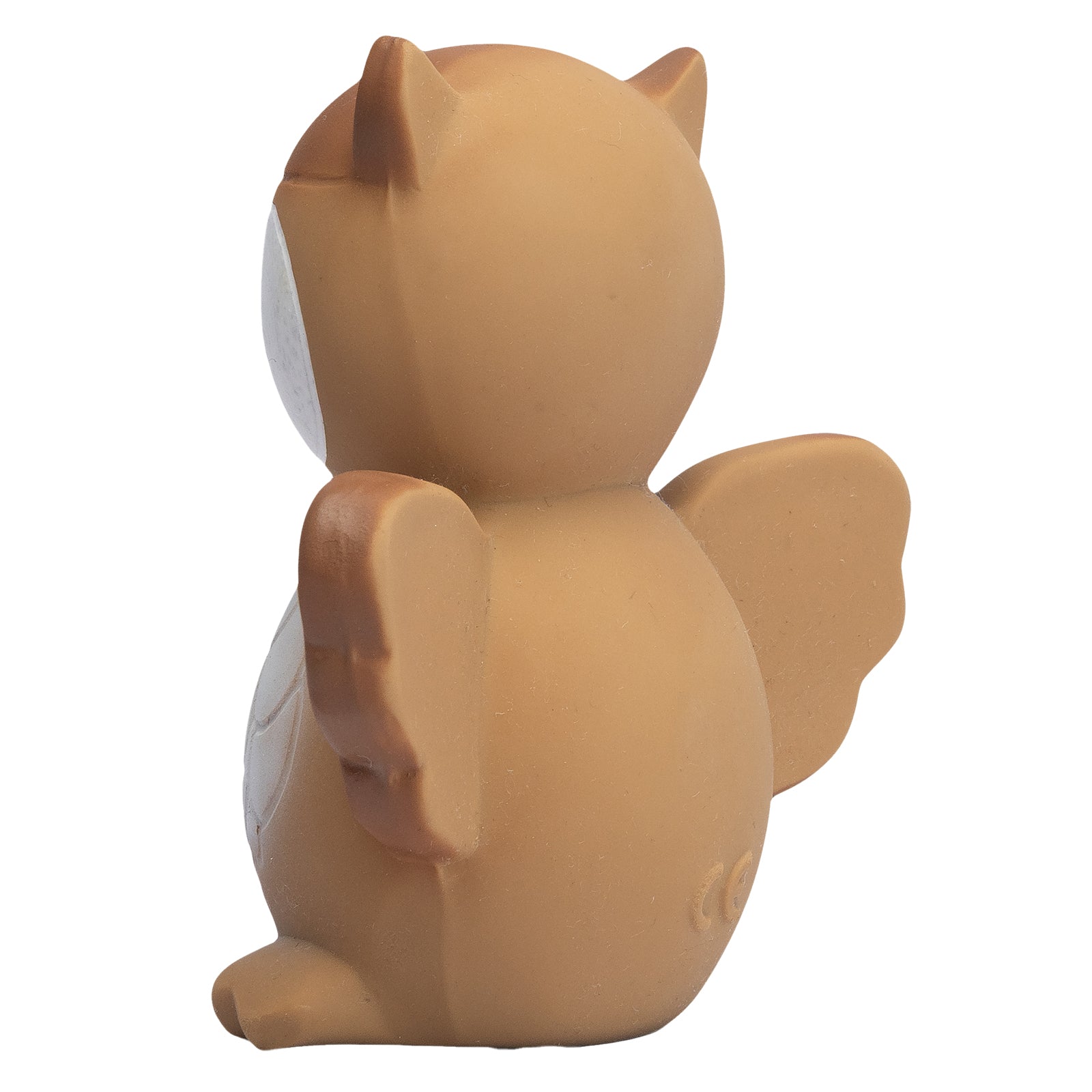 Owl Natural Rubber Teether, Rattle & Bath Toy