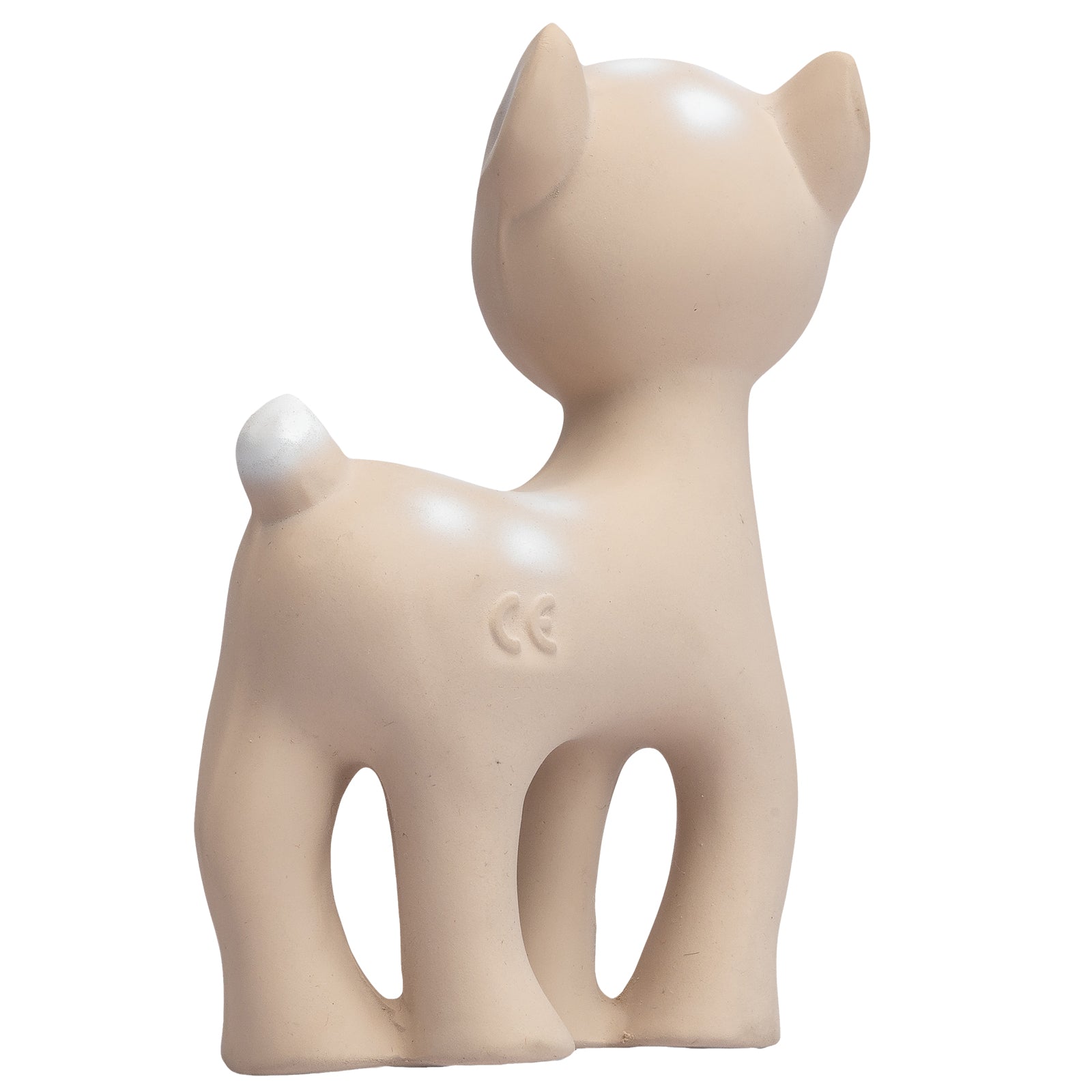 Deer Natural Rubber Teether, Rattle & Bath Toy