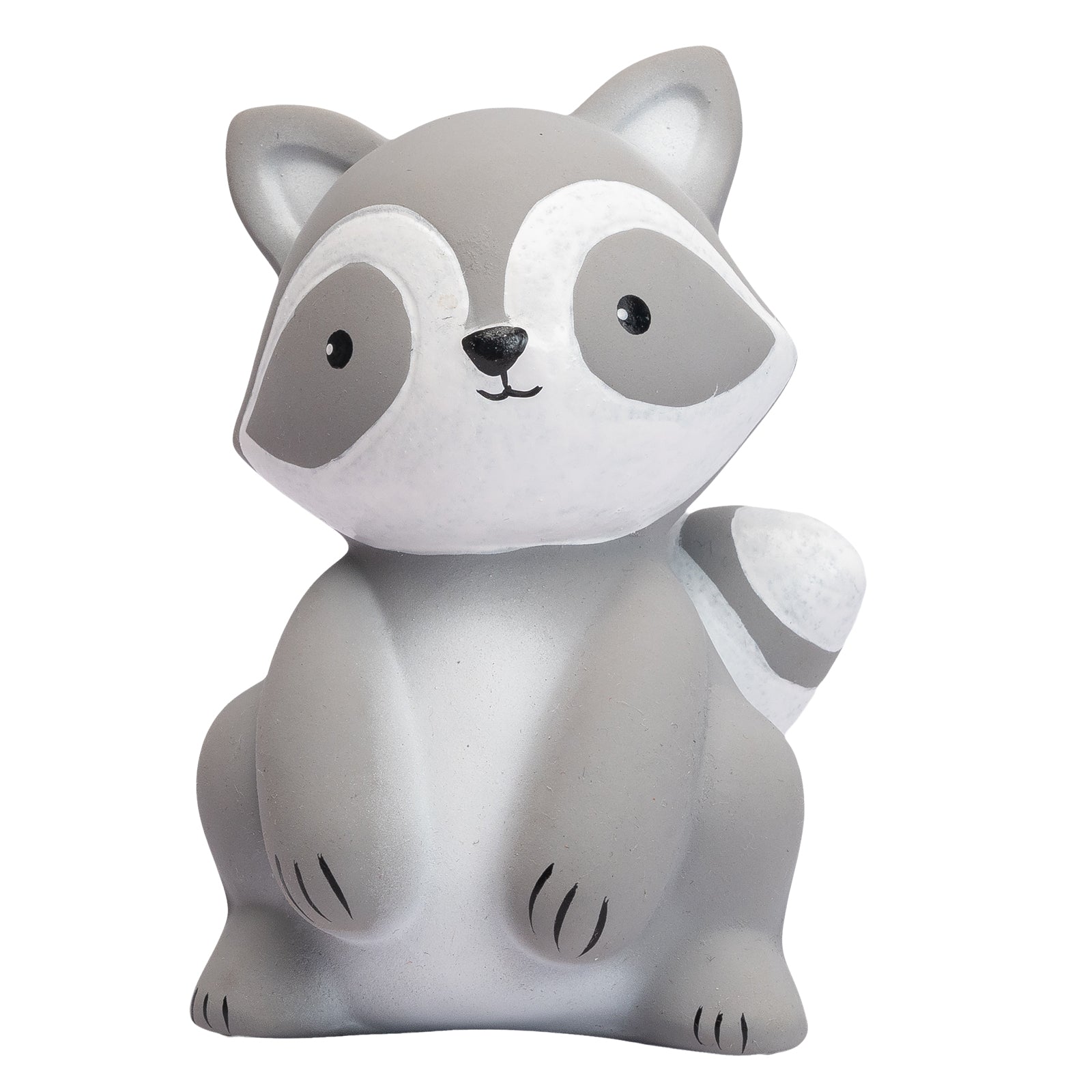 Racoon Natural Rubber Teether, Rattle & Bath Toy