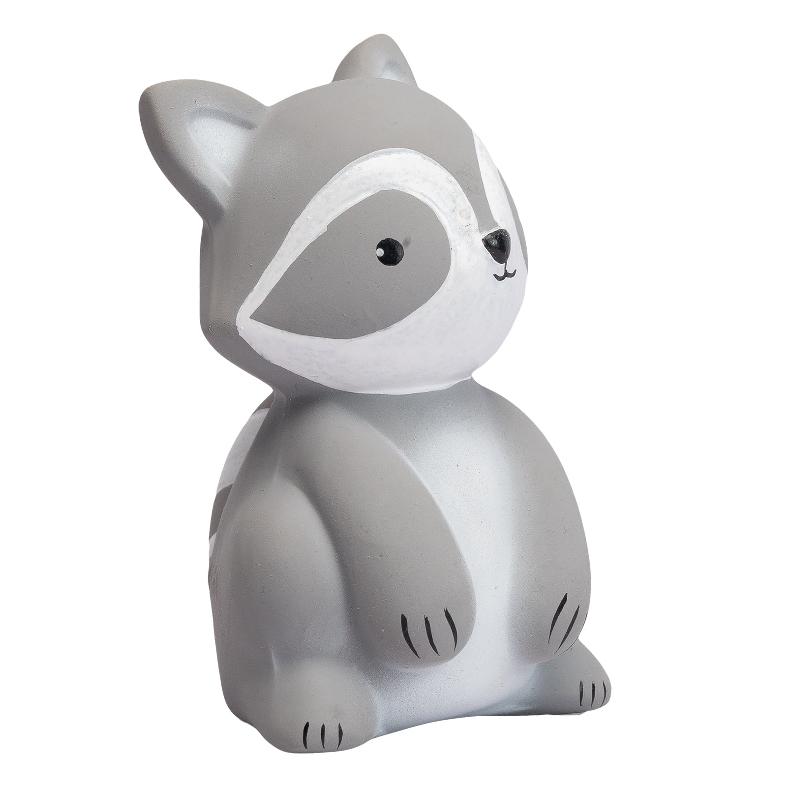 Racoon Natural Rubber Teether, Rattle & Bath Toy