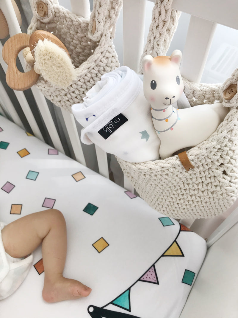 Lilith the Llama Organic Natural Rubber Rattle, Teether & Bath Toy
