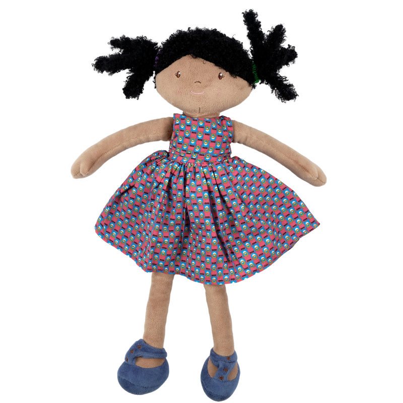 Leota Black Hair with Purple Dress