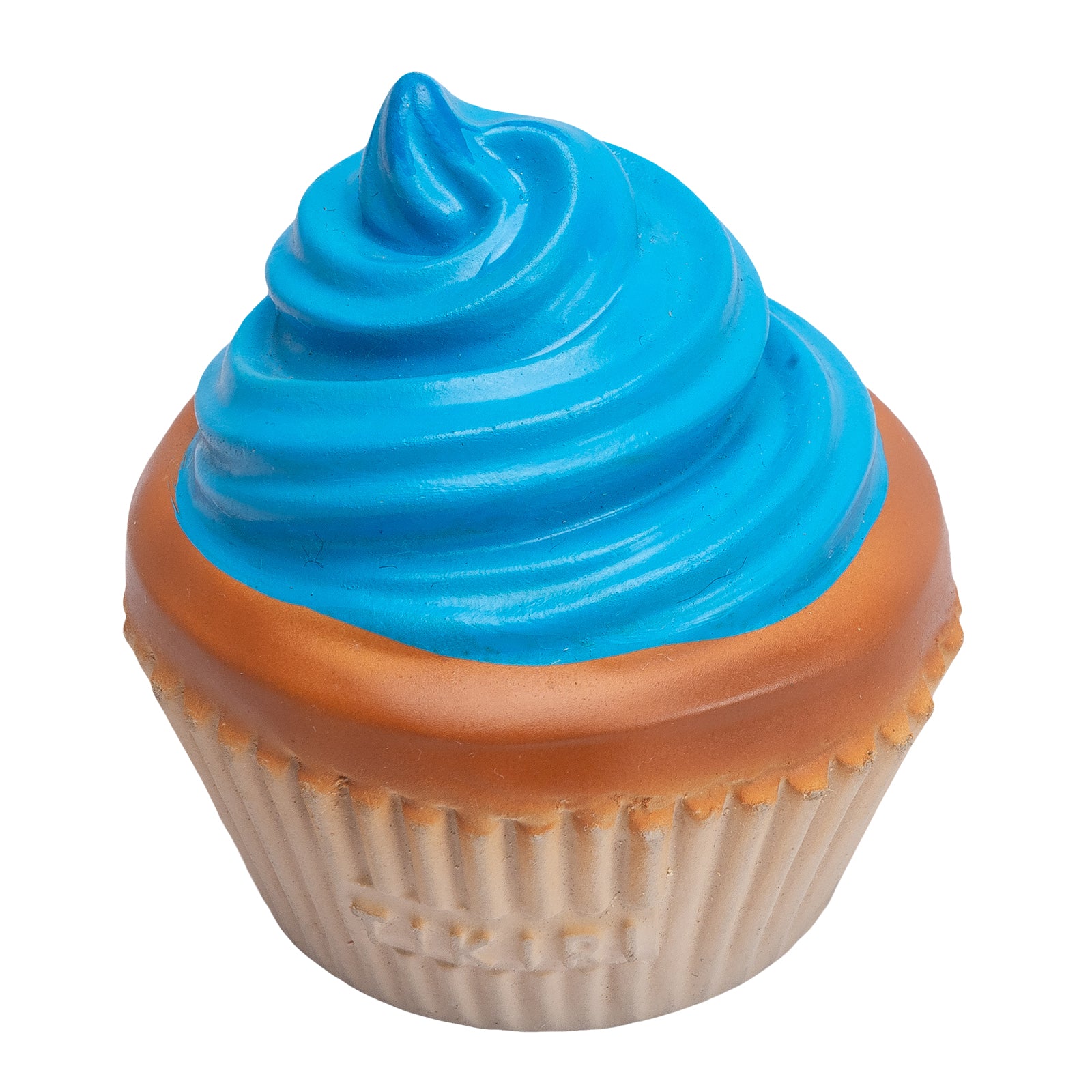 Cupcake Natural Rubber Teether, Rattle & Pretend Play