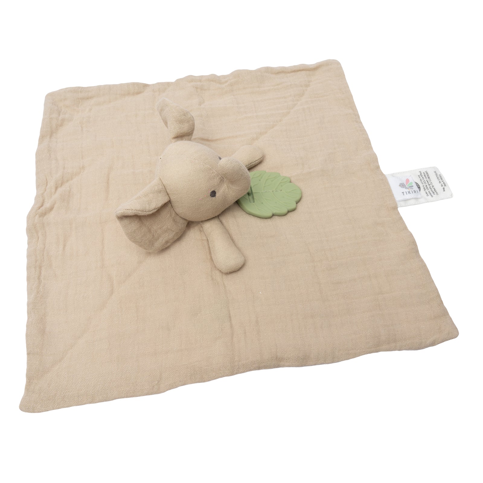 Elephant Comforter with Rubber Teether