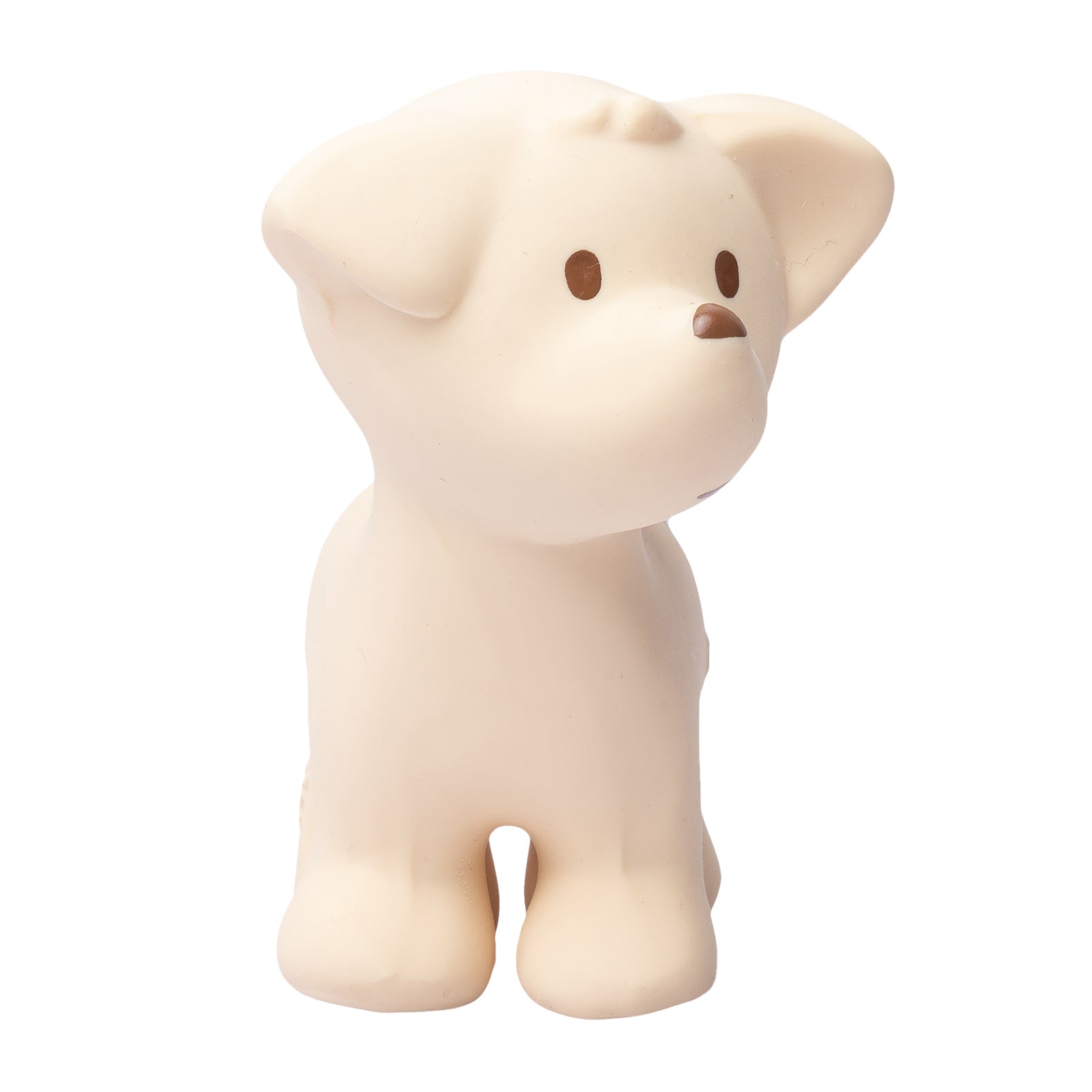 Puppy Organic Natural Rubber Rattle, Teether & Bath Toy