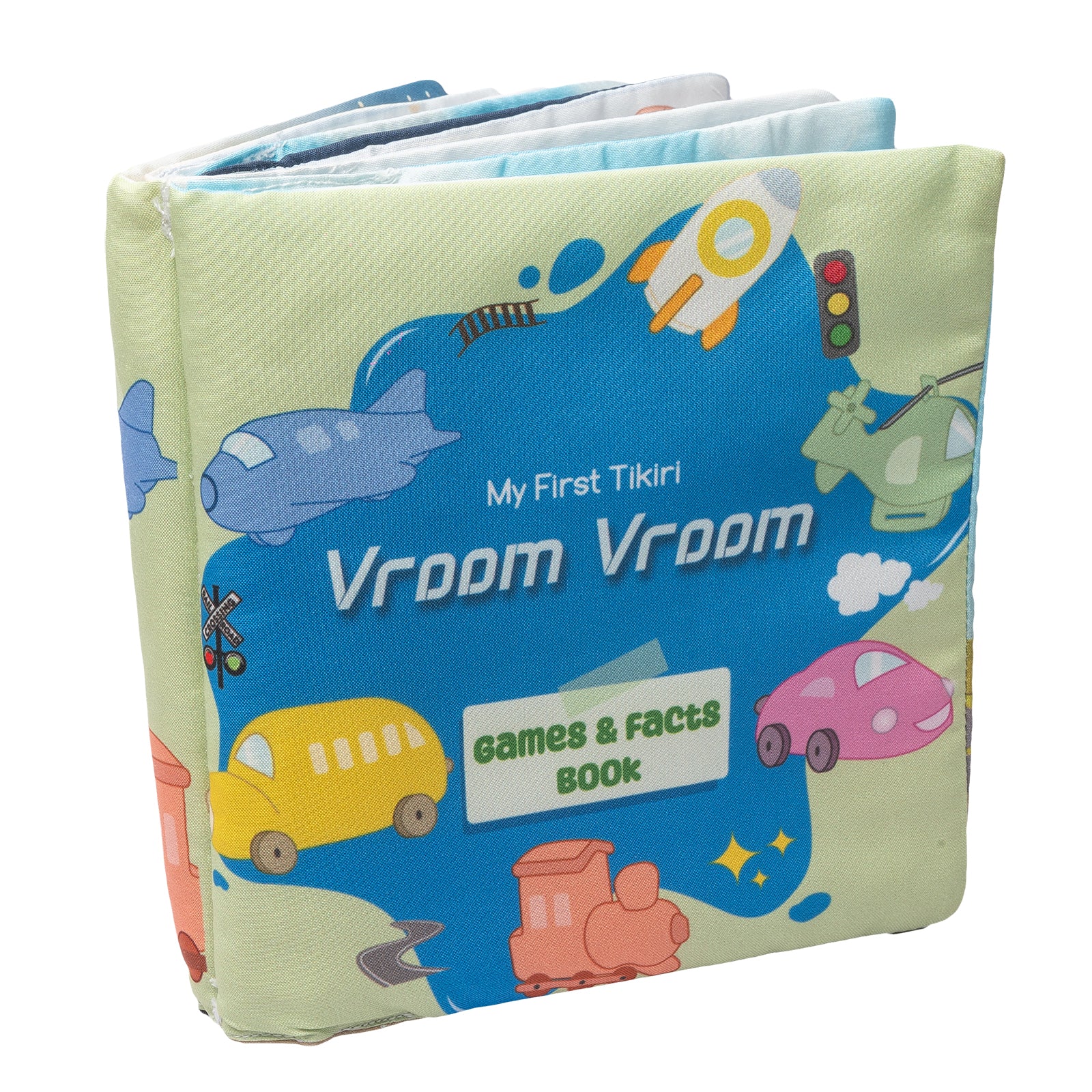 Vroom Vroom Games and Facts Book