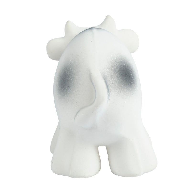 Cow Organic Natural Rubber Rattle, Teether & Bath Toy