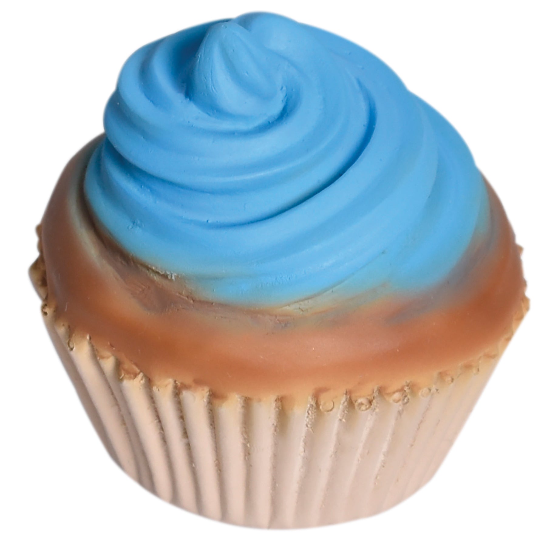 Cupcake Natural Rubber Teether, Rattle & Pretend Play