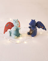 Baby Midnight Dragon Natural Rubber Rattle with Crinkle Wings