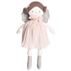 Angelina in Pink Dress with Silver Wings