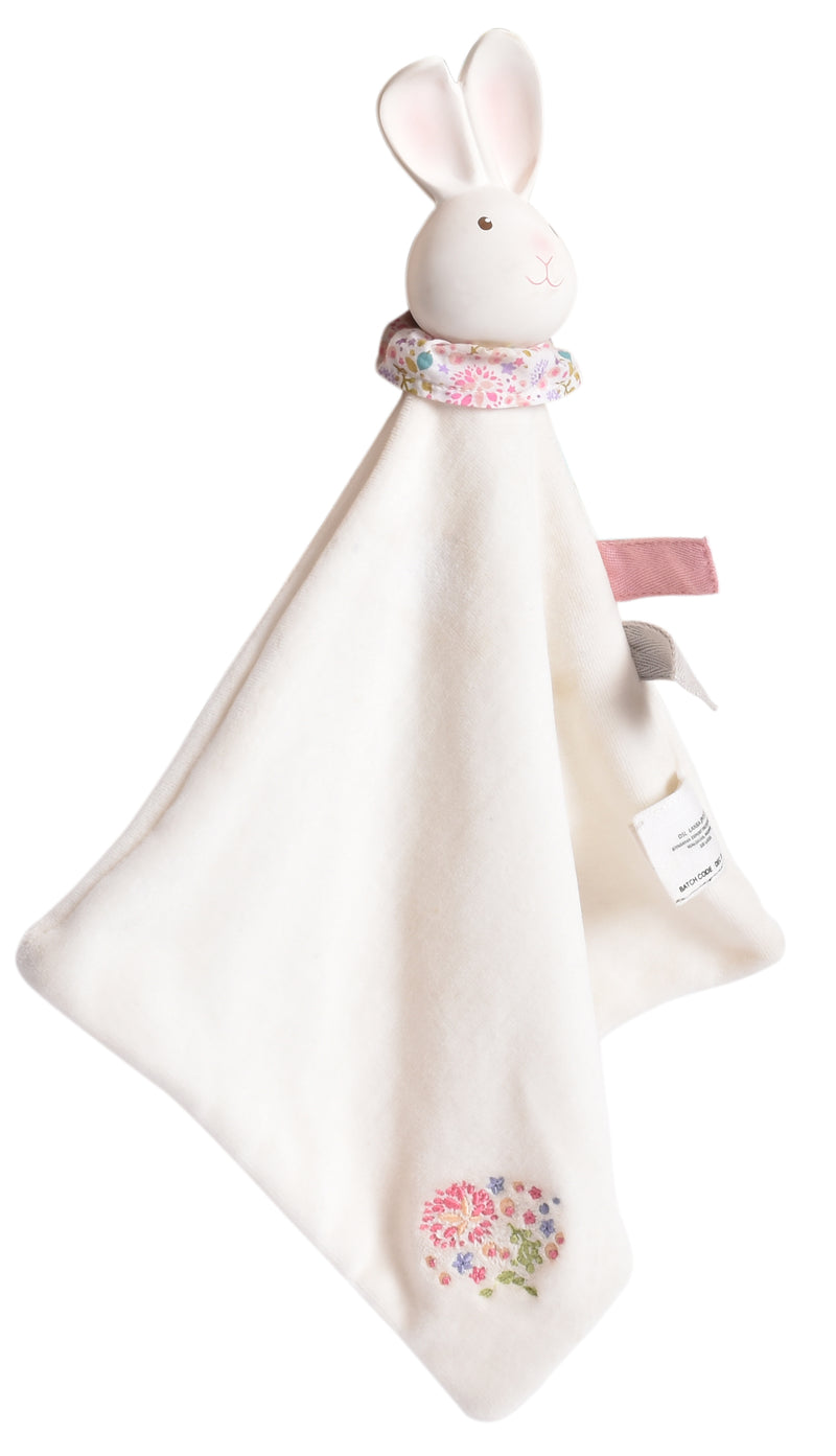 Havah the Bunny Snuggly with Organic Natural Rubber Head