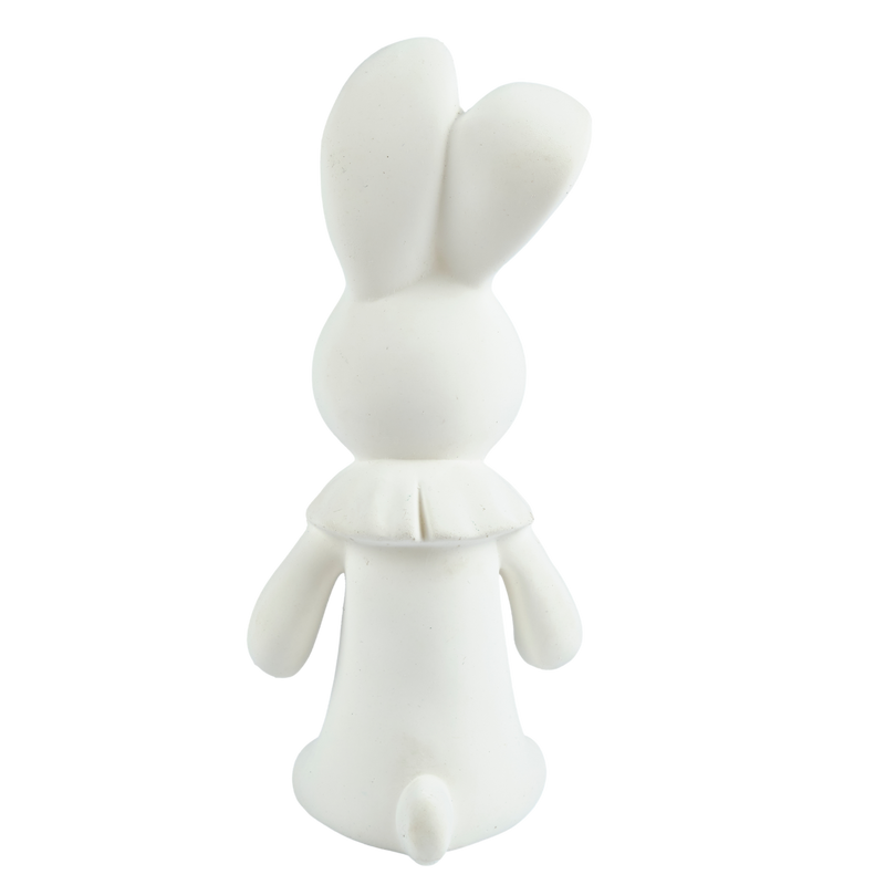 Havah the Bunny Organic Natural Rubber Squeaker Toy