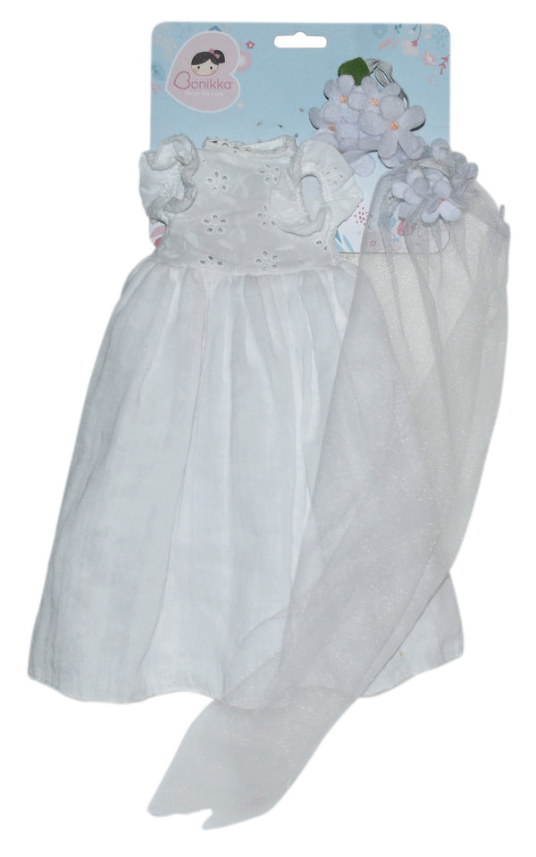 Bride Outfit for Dress-Up Doll (DOLL SOLD SEPARATELY)