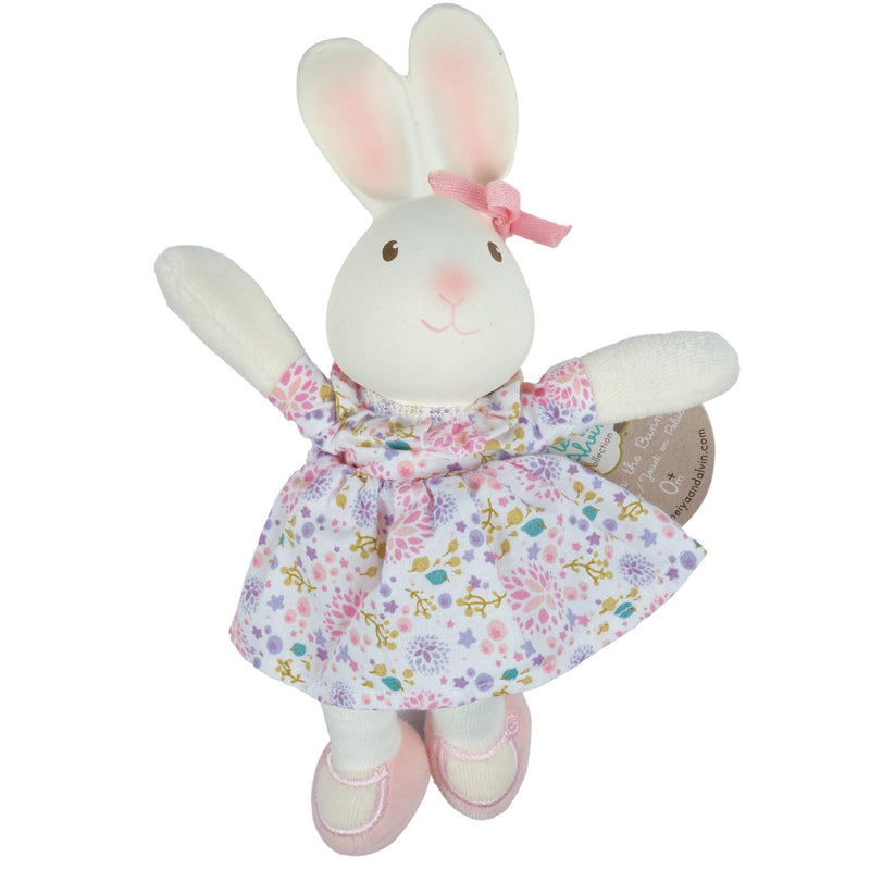 Havah  the  Bunny Mini Organic Rubber Head  Plush  Toy