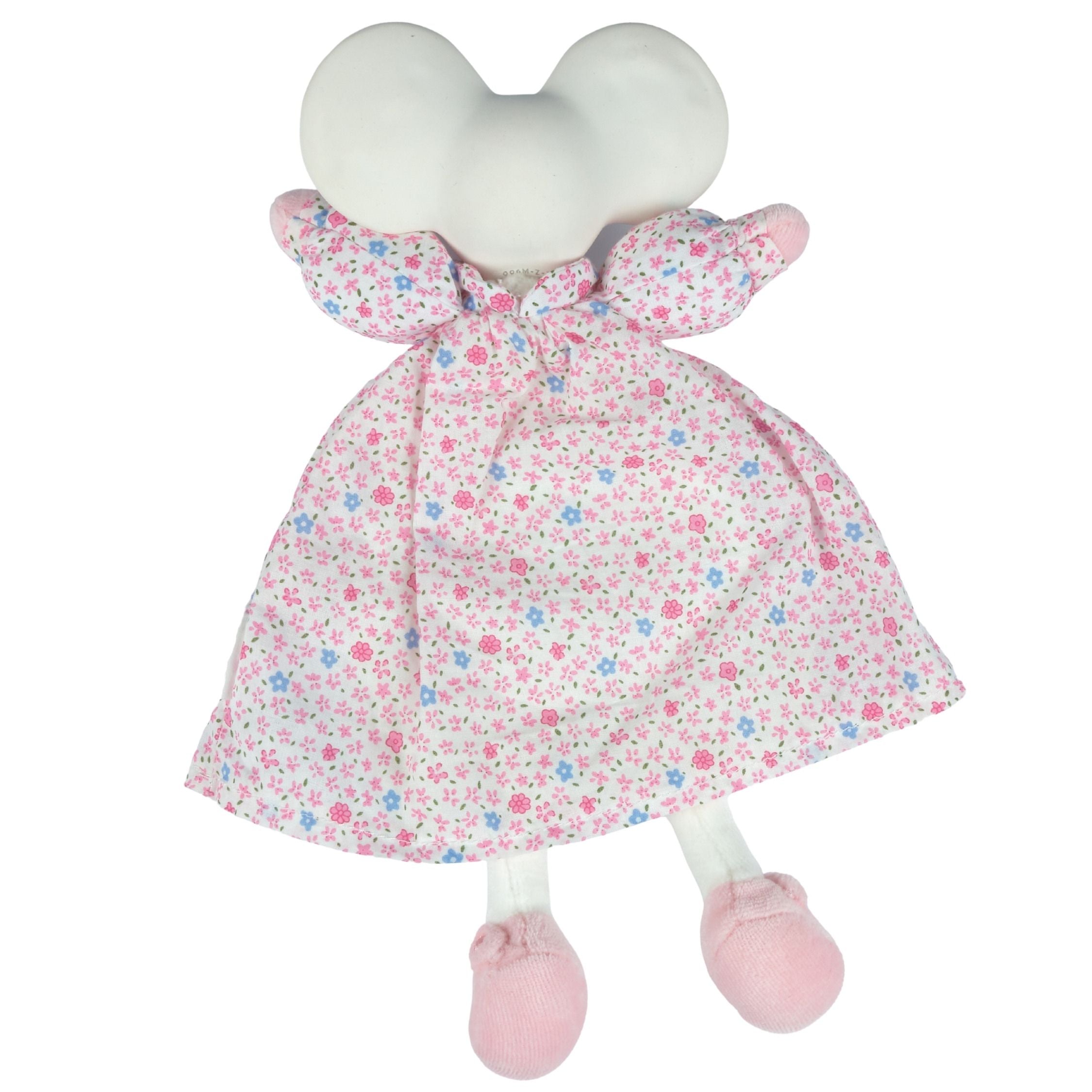 Meiya the Mouse Lovey with Organic Natural Rubber Head