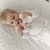 Meiya the Mouse Soft Rattle & Teether with Organic Natural Rubber Head
