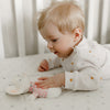 Meiya the Mouse Soft Rattle & Teether with Organic Natural Rubber Head
