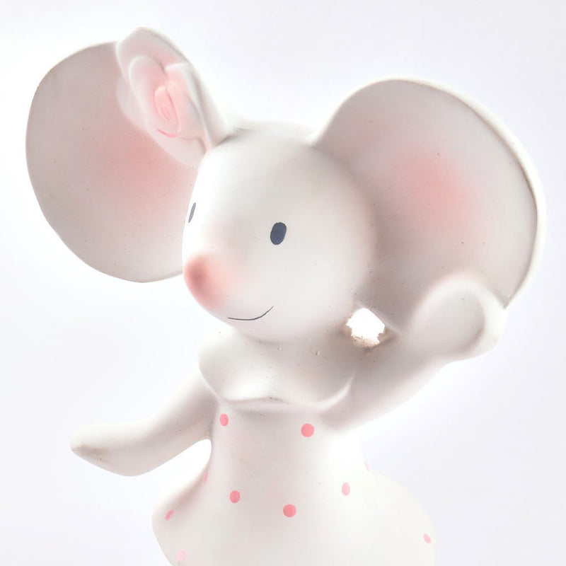 Meiya the Mouse Organic Natural Rubber Squeaker Toy