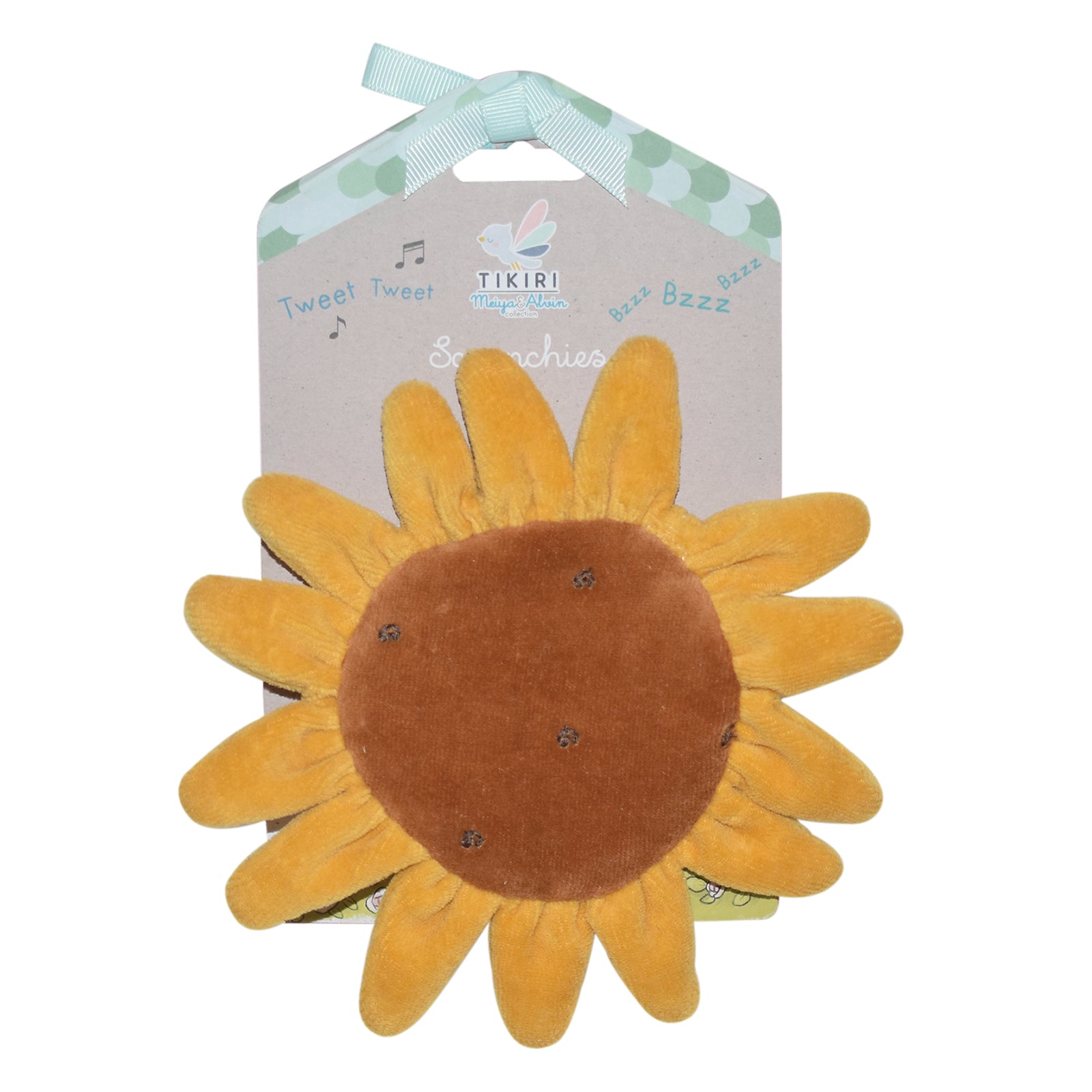 Scrunchie Sunflower with Crinkle