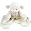 Bahbah the Lamb Baby Lovey with Organic Natural Rubber Teether Head