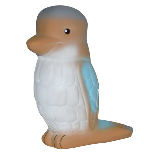 Kookaburra Natural Rubber Teether, Rattle & Bath Toy
