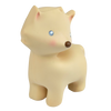 My First Arctic Fox Organic Natural Rubber Teether, Baby Rattle & Bath Toy