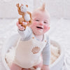 Monkey Organic Natural Rubber Rattle, Teether & Bath Toy