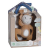 Monkey Organic Natural Rubber Rattle, Teether & Bath Toy