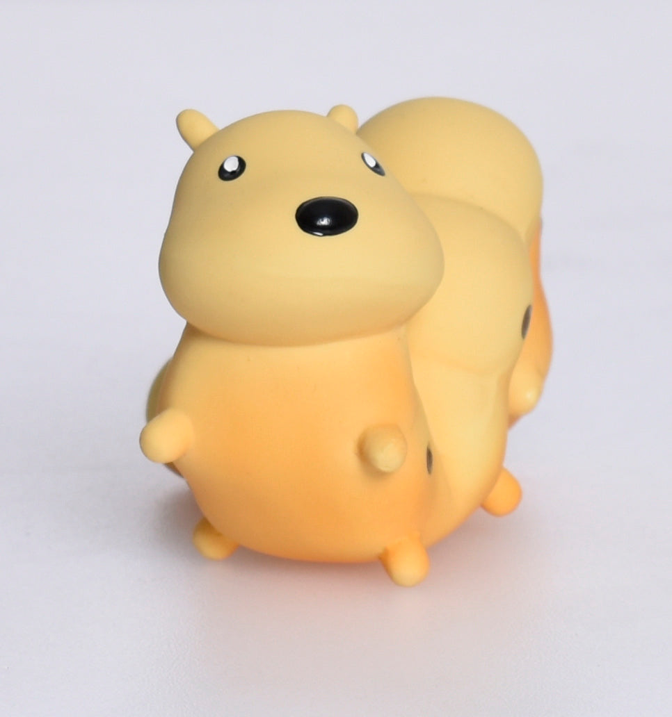 Caterpillar Natural Rubber Teether, Rattle & Bath Toy