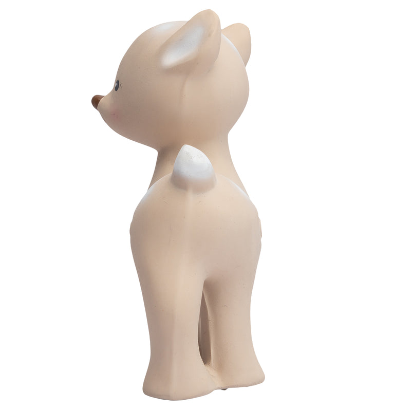 Deer Natural Rubber Teether, Rattle & Bath Toy