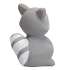 Racoon Natural Rubber Teether, Rattle & Bath Toy