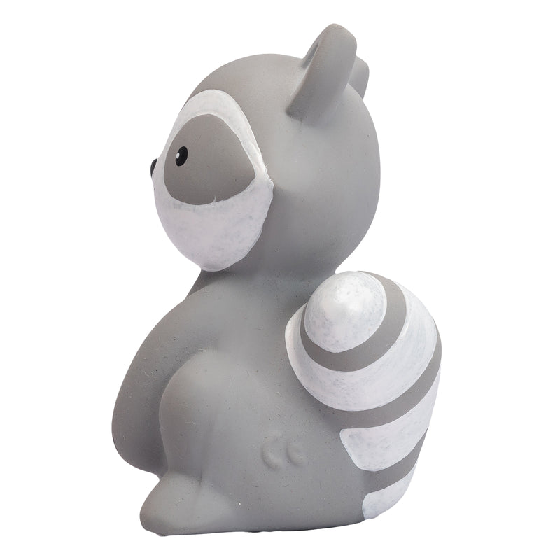 Racoon Natural Rubber Teether, Rattle & Bath Toy