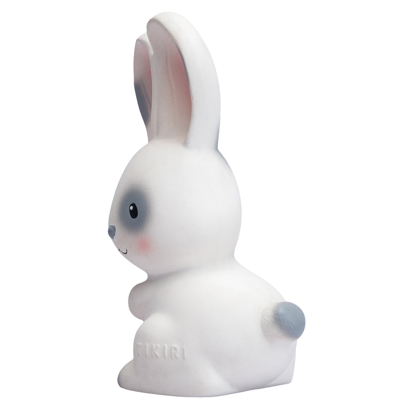 Bunny Natural Rubber Teether, Rattle & Bath Toy