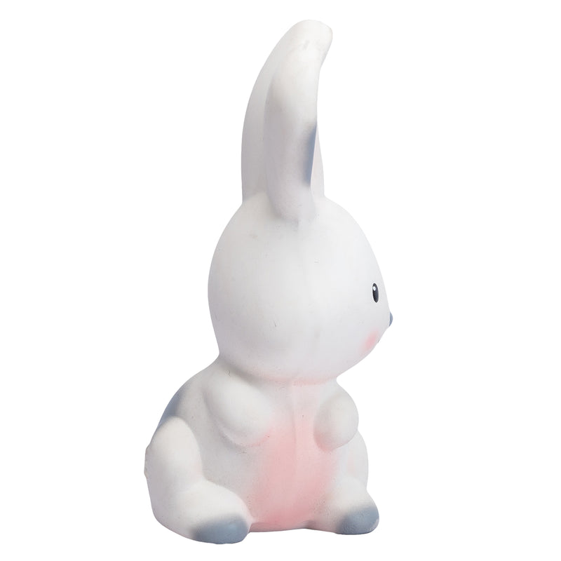 Bunny Natural Rubber Teether, Rattle & Bath Toy