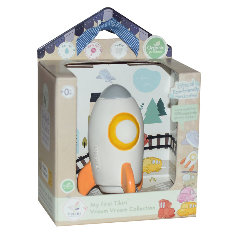 Rocket Rattle Teether Rocket Teether, Rattle & Bath Toy – Tikiri Toys USA