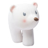 Arctic Polar Bear Organic Natural Rubber Teether, Rattle & Bath Toy