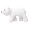 Arctic Polar Bear Organic Natural Rubber Teether, Rattle & Bath Toy