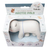Arctic Polar Bear Organic Natural Rubber Teether, Rattle & Bath Toy