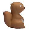 Arctic Squirrel Organic Natural  Rubber Teether, Rattle & Bath Toy