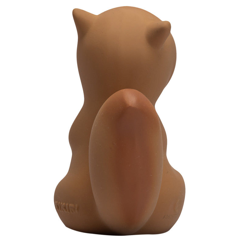 Arctic Squirrel Organic Natural  Rubber Teether, Rattle & Bath Toy