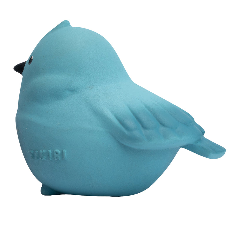 Bird Natural Rubber Teether, Rattle & Bath Toy