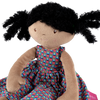 Leota Black Hair with Purple Dress