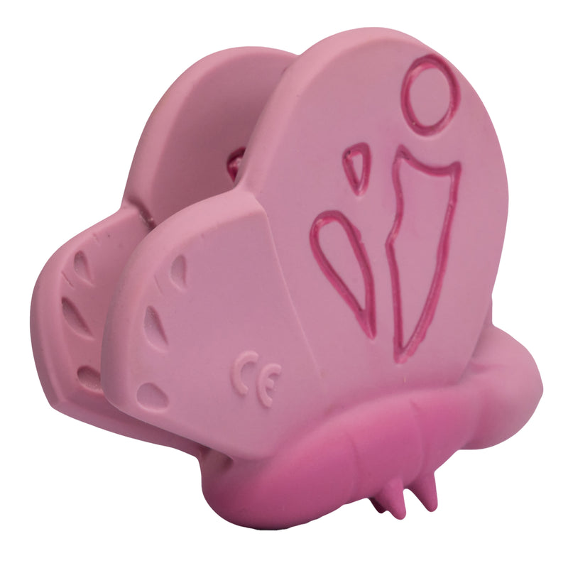 Butterfly Natural Rubber Teether, Rattle & Bath Toy