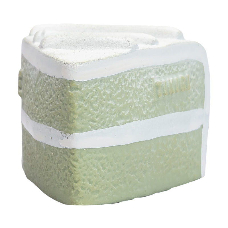 Cake Natural Rubber Teether, Rattle & Pretend Play