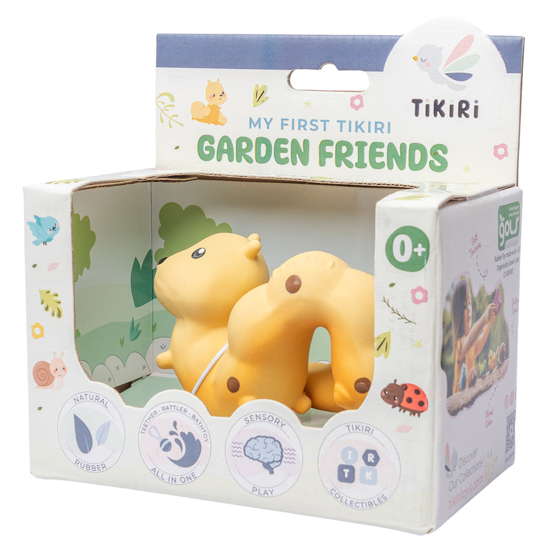 Caterpillar Natural Rubber Taeether, Rattle & Bath Toy