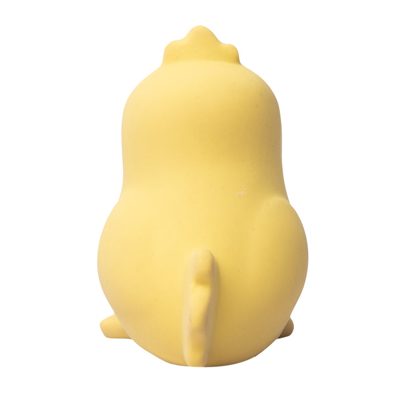 Chick Organic Natural Rubber Rattle, Teether & Bath Toy